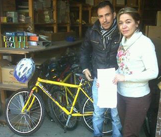 Donación de bicicletas