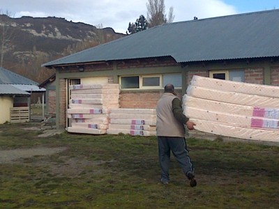 Entrega de colchones